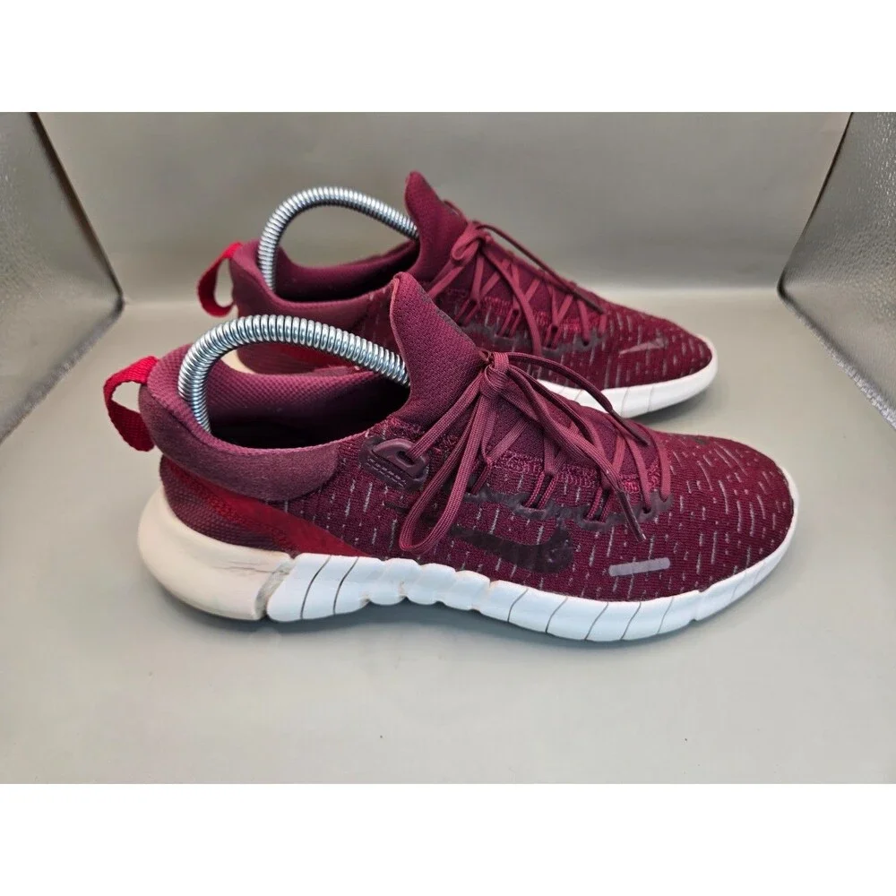 Nike Free Run 5.0 Shoes Women's 8 Dark Beetroot Road Running Athletic Sneakers